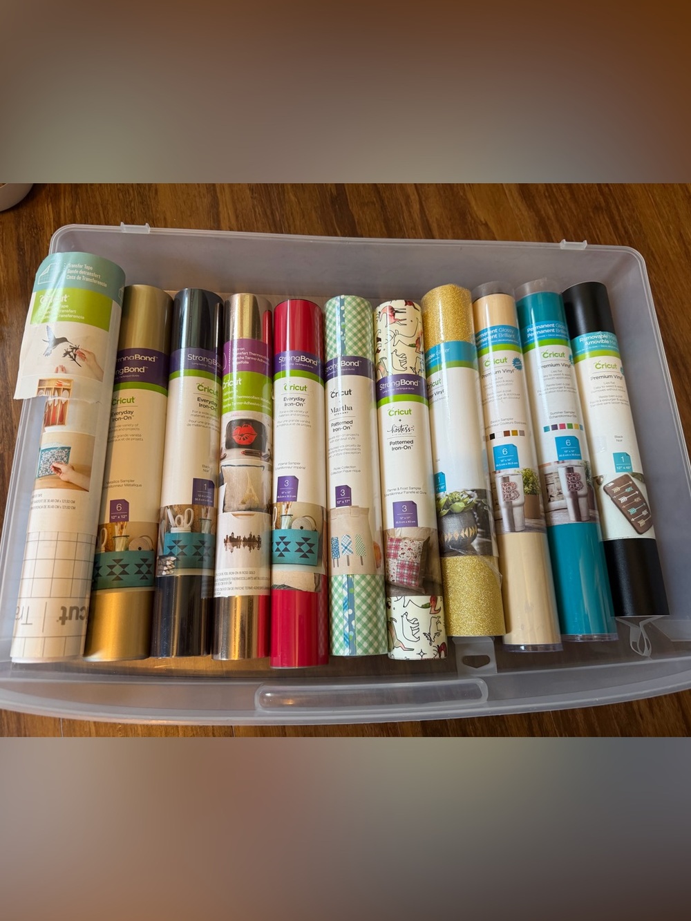 Cricut Iron-On and Vinyl rolls
